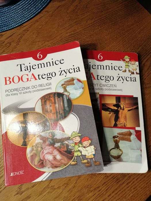 Podręcznik i ćwiczenia do Religii kl. Vl