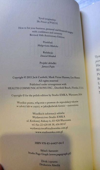 Canfield J. - Potęga skupienia -