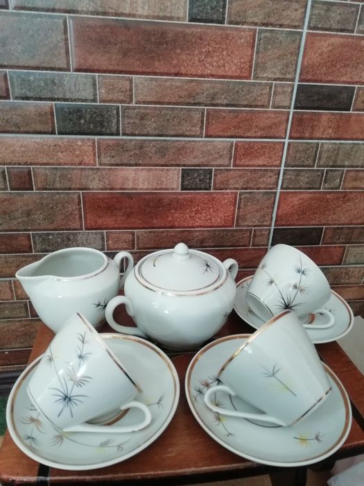 Сервиз, блюдце чайна пара Полонное ссср