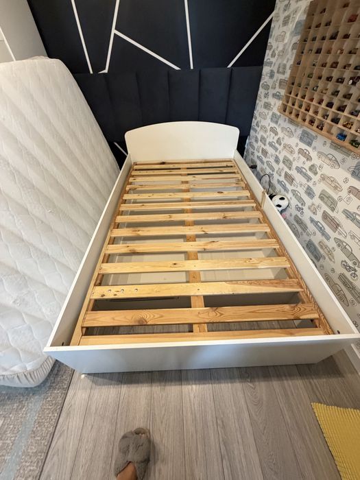 Łóżko 120 cm białe