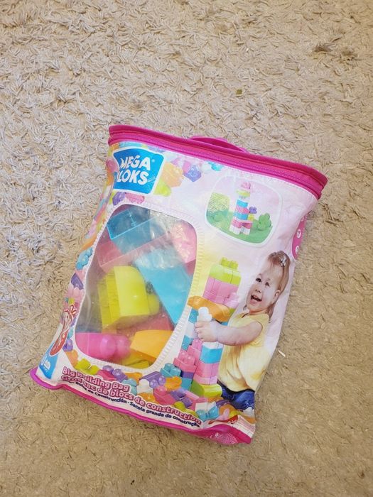 60 шт. MEGA BLOKS Fisher Price конструктор великі деталі
