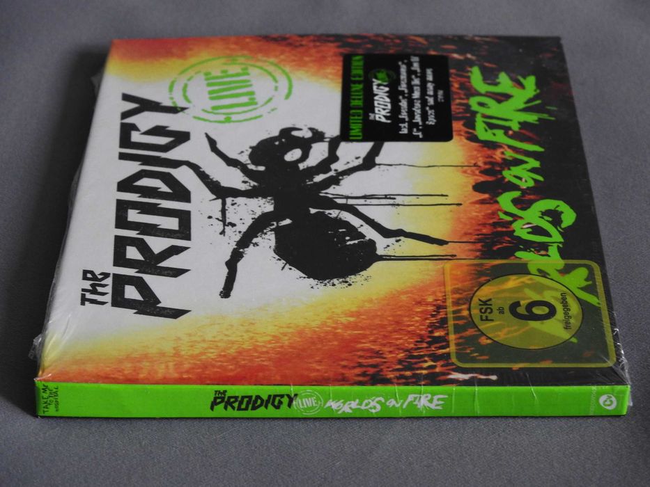 The Prodigy *Live World's On Fire* CD DVD 2011 Europe SEALED