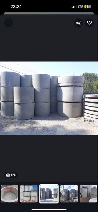 Труби залізо бетонні кольца бетонні