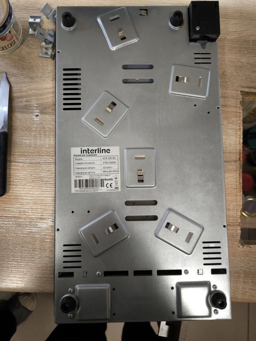 електро варочная поверхность на 2 комфорки interline