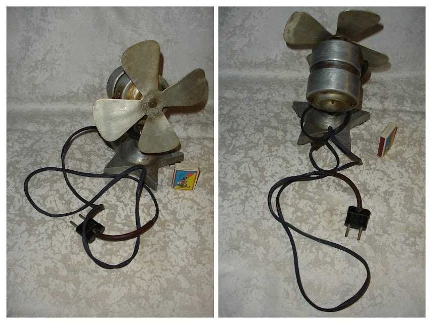 ЕлектроВЕНТИЛЯТОР звезда/ЗІРКА сталіна. Стан робочий. 25 Вт. ВІНТАЖ.