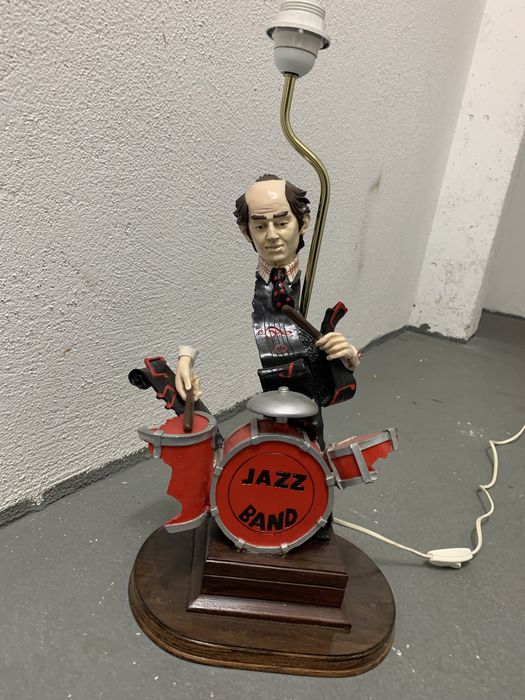 Candeeiro Jazz pintado à mãol