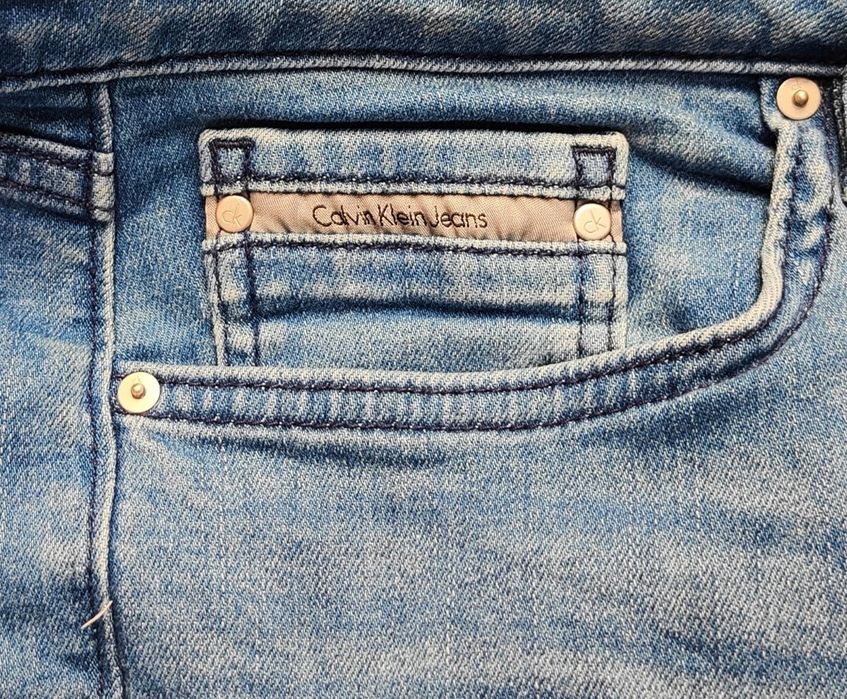 Wr) CALVIN KLEIN JEANS oryginalne spodnie jeansowe Roz.32/32