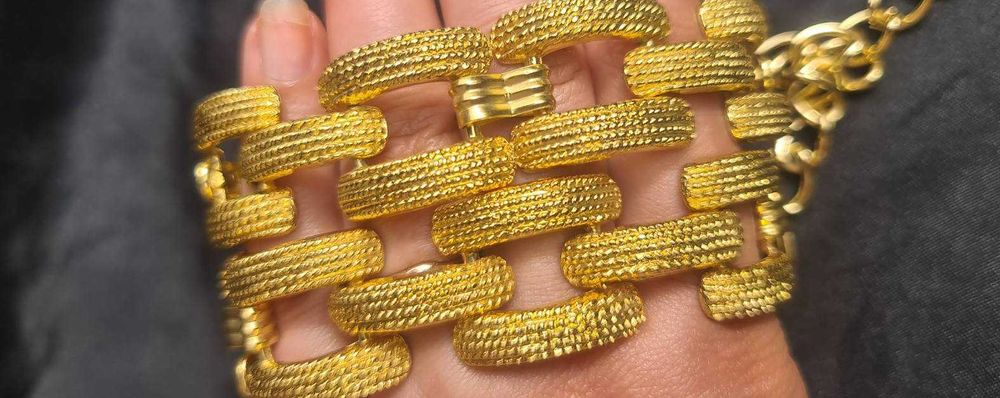 Пояс ремінь ремень бронза позолота вінтаж маркування хенд мейд