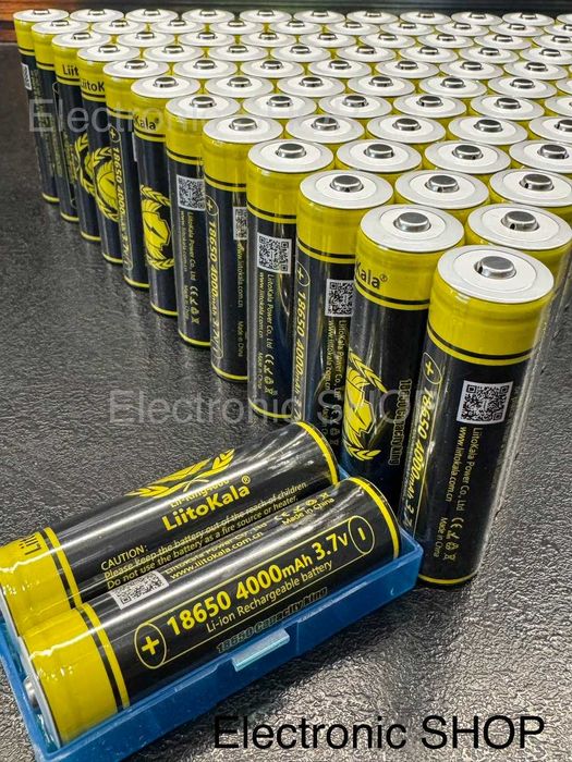 Акумулятори 18650 Liitokala Lii-King 4000ma, Wurkkos\Sofirn -3000ma