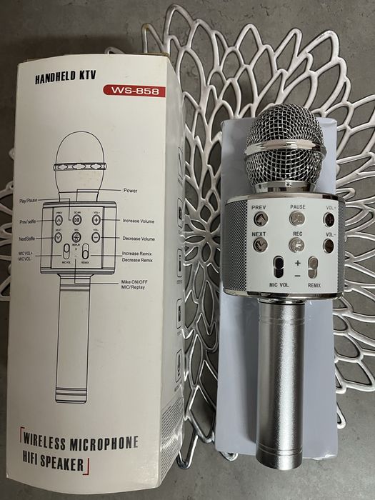 Новый , беспроводной ,караоке микрафон WS 848.