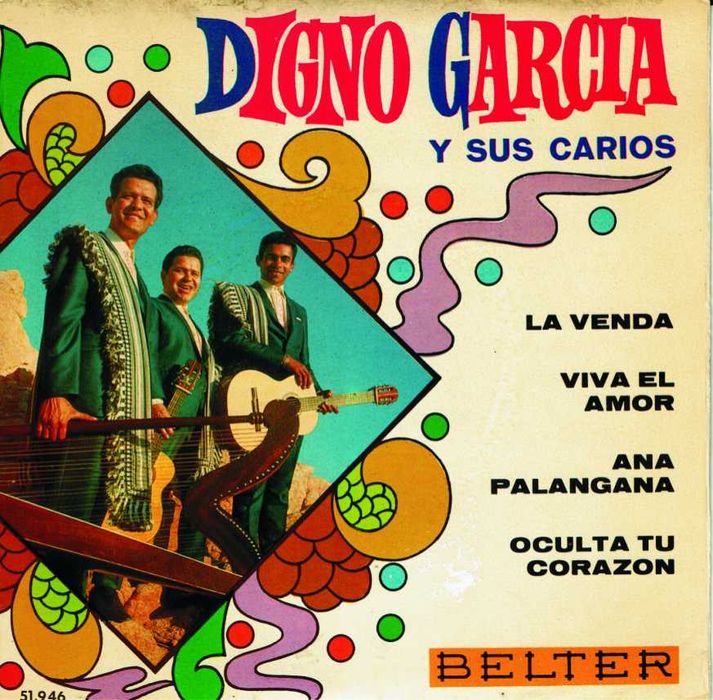 Digno Garcia Y Sus Carios ‎– La Venda - EP 45 RPM