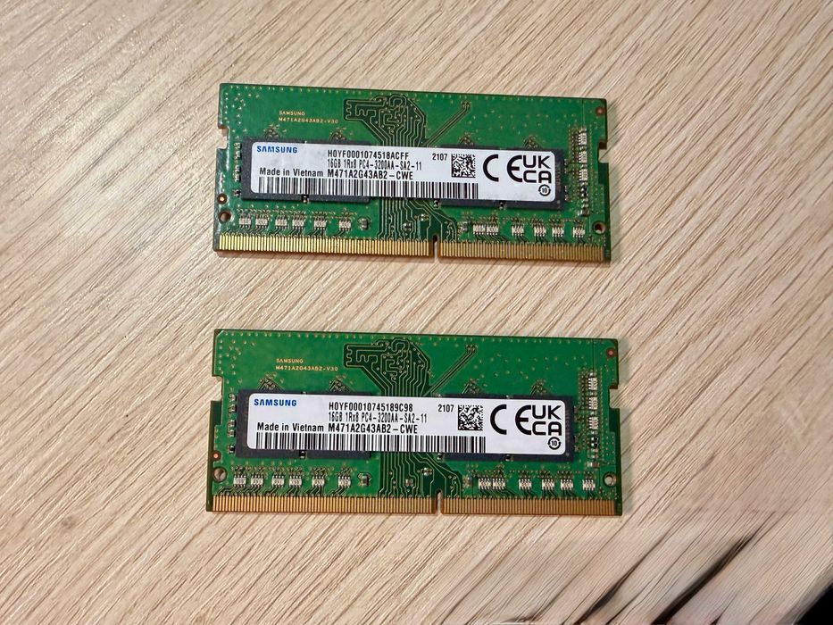 DDR4 32GB (2x16GB) Samsung PC4-3200A - Wysyłka Express