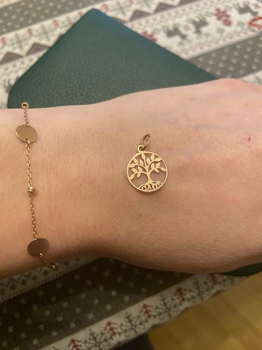 Підвіс золотий  карта України