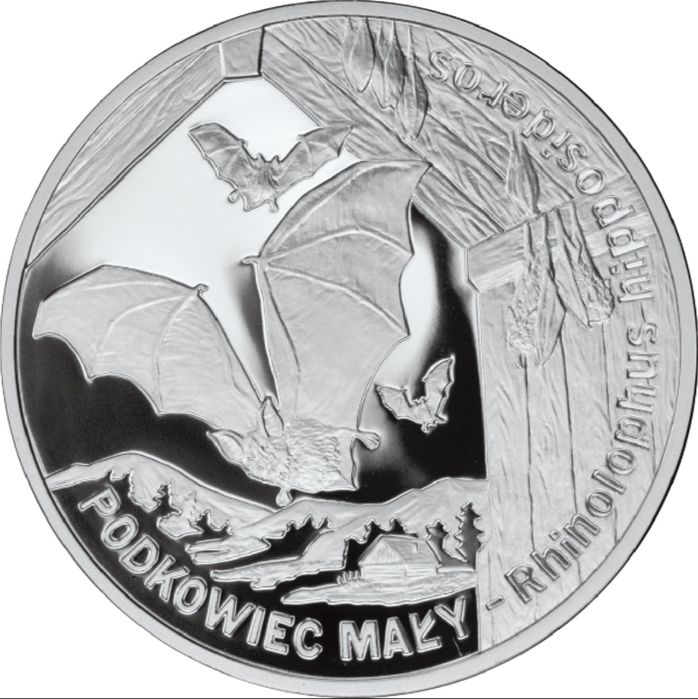 20 zł - morświn, jaszczurka, foka,podkowiec,puchacz.