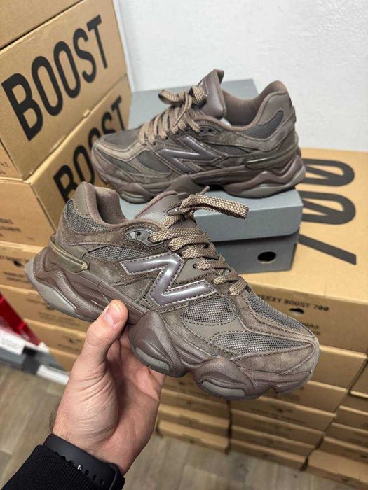 Кроссовки New Balance 9060 brown  Нью Беленс 9060 коричневые 37 38 39