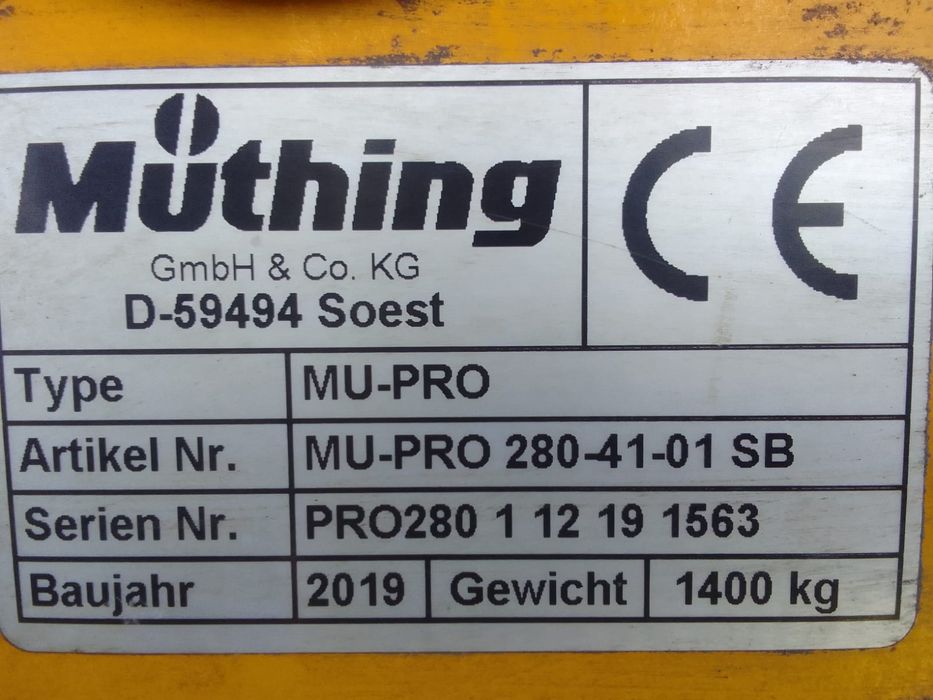 Muthing MU-PRO 2019R.