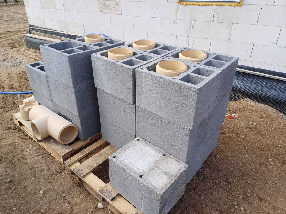 System komin Schiedel Rondo Plus 7m +2W fi 200 nowy
