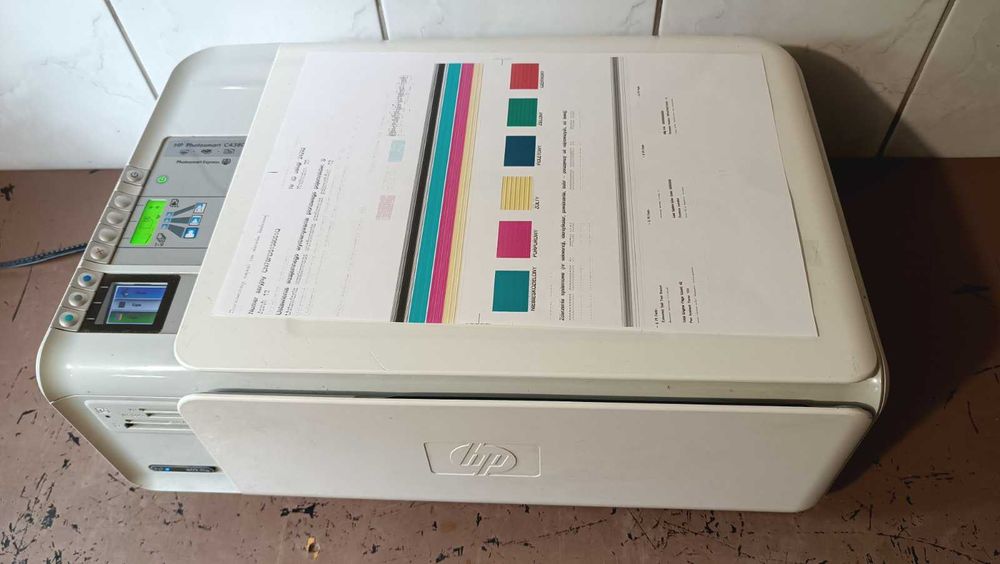 HP Photosmart C4380 drukarka color kopiarka skaner