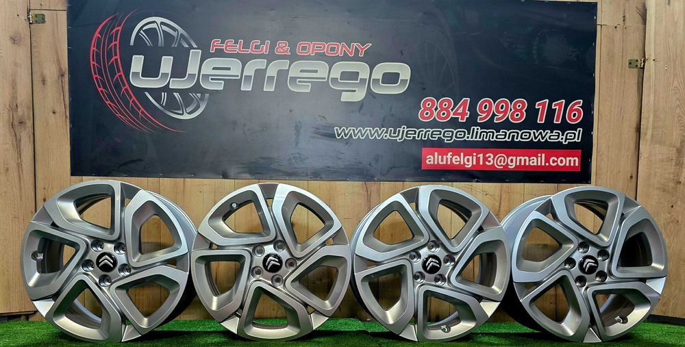 NOWE ALUFELGI CITROEN - 17x5x108 - Berlingo,C4,C5 Aircross, C5X,