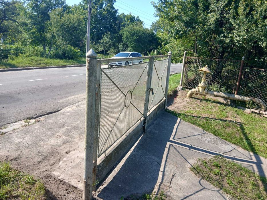 Ворота металеві для паркана 3.5 м довжина