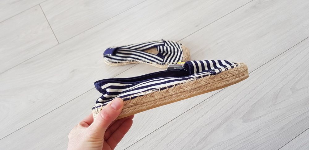 Espadryle Stradivarius w paski 36 nowe