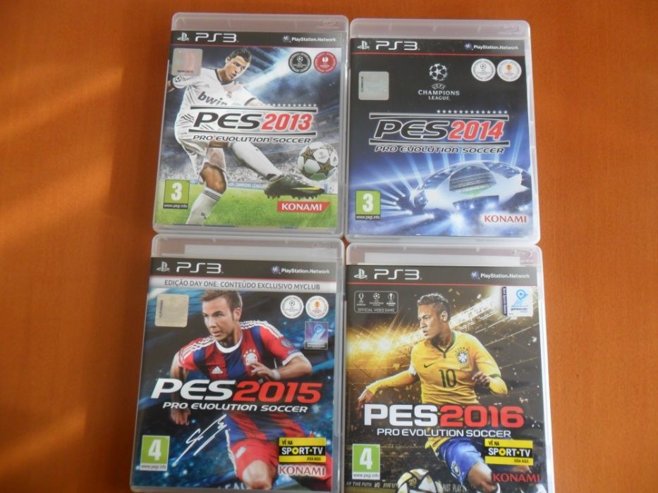 Fifa world cup Brasil 2014 e PES 2016 PlayStation3