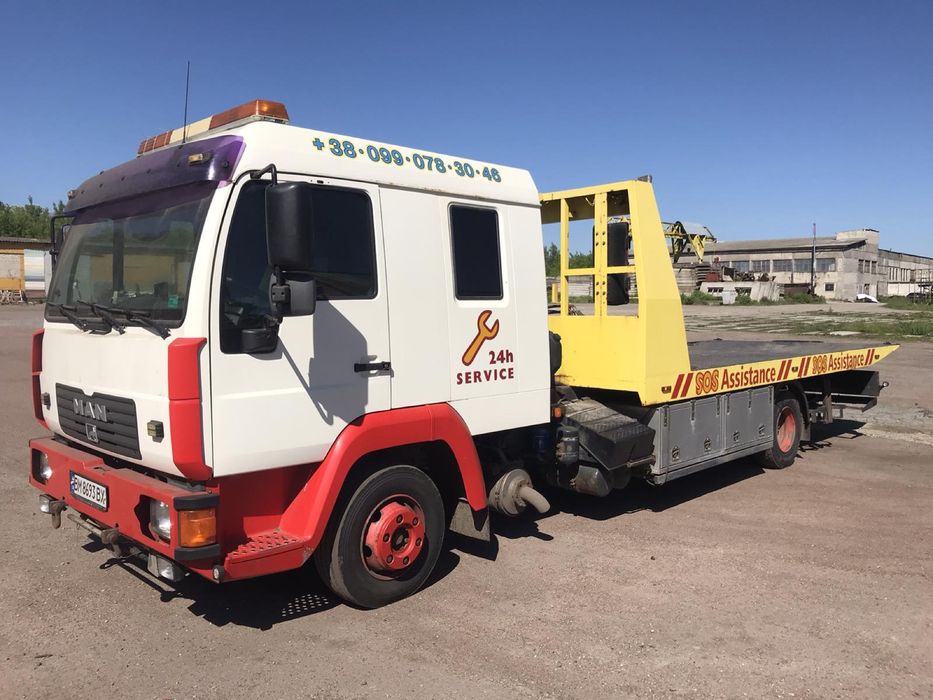 Продам эвакуатор MAN 14.273(бубль кабина)