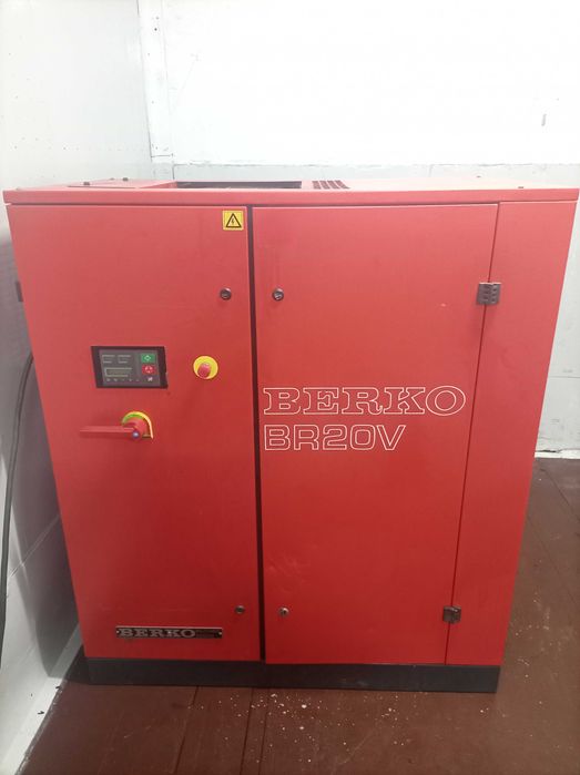 Sprężarka śrubowa Berko br20v/Atlas Copco 15 kw na falowniku