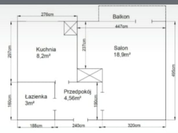 Sprzedam mieszkanie do generalnego remontu 34,93m2