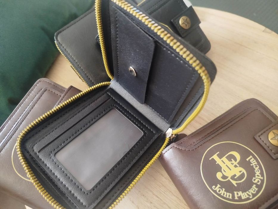 Carteira Porta Moedas Jonh player Special em couro