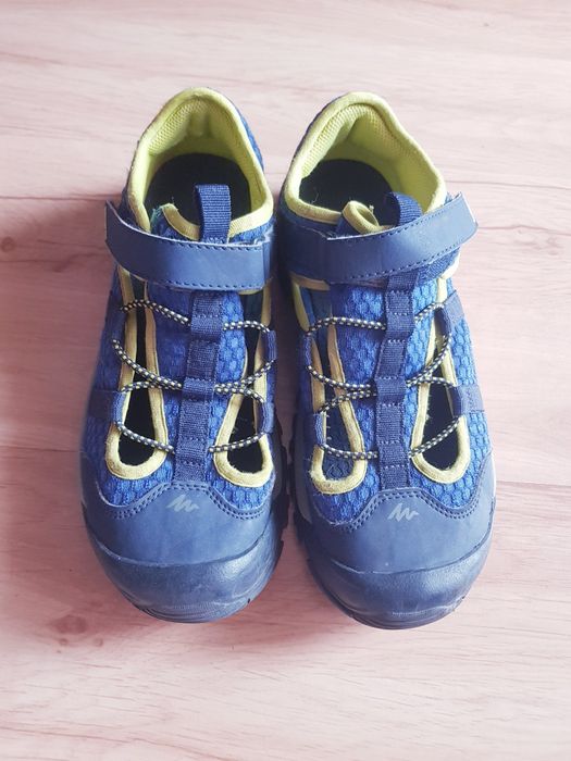 Sandały sportowe trekkingowe chłopięce marki Quechua Cross Comtact