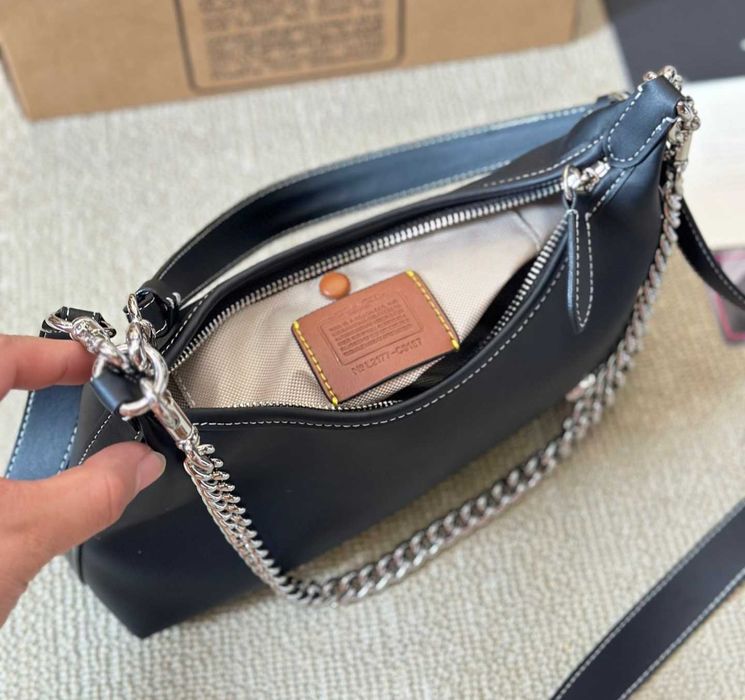 Сумка Coach Black Silver