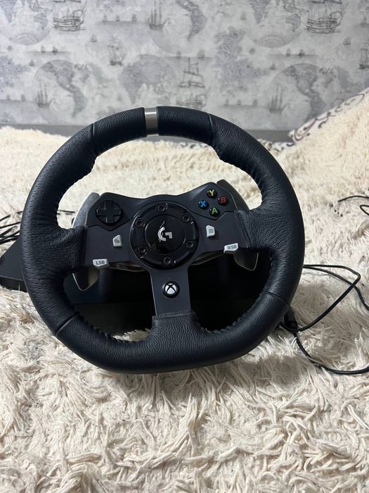 Ігрове кермо Logitech G920 + коробка передач(нова)