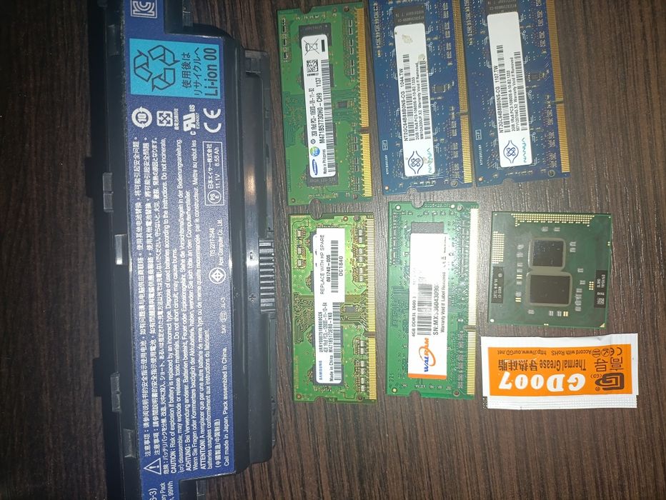 Оперативна пам'ять ,процессор і3 330м