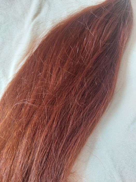 срез волос,словянка,натуральные волосы