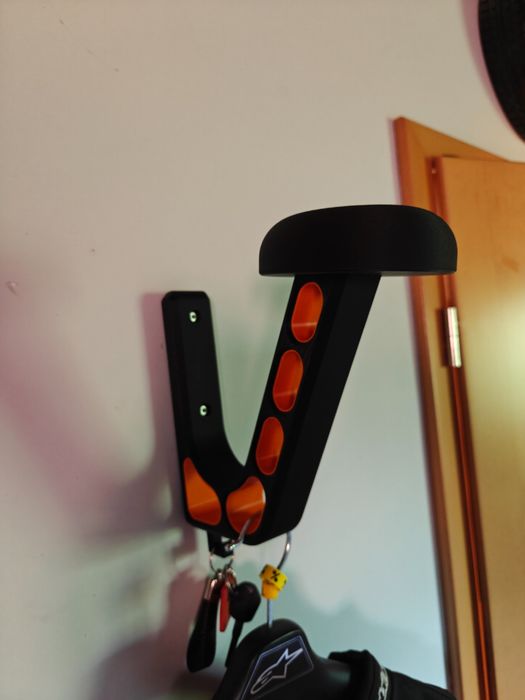 Suporte de capacete para parede