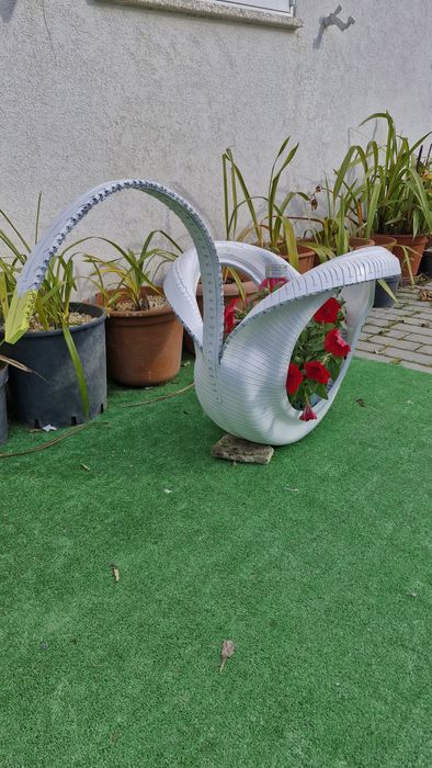 Vaso cisne para flores