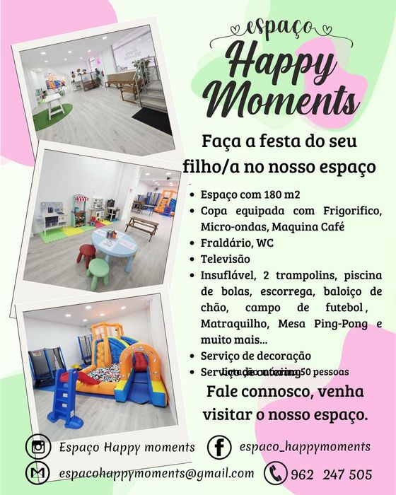 Aluguer espaço para festas e eventos