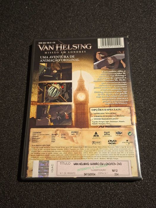 DVD Van Helsing : Missão Em Londres