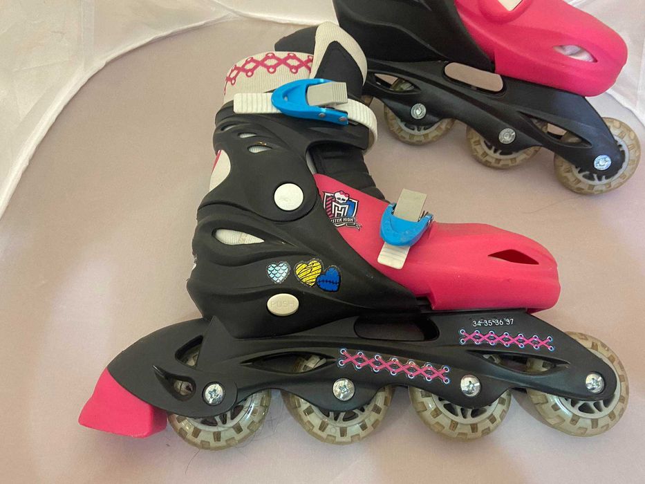 Rolki Monster High regulowane 34-37