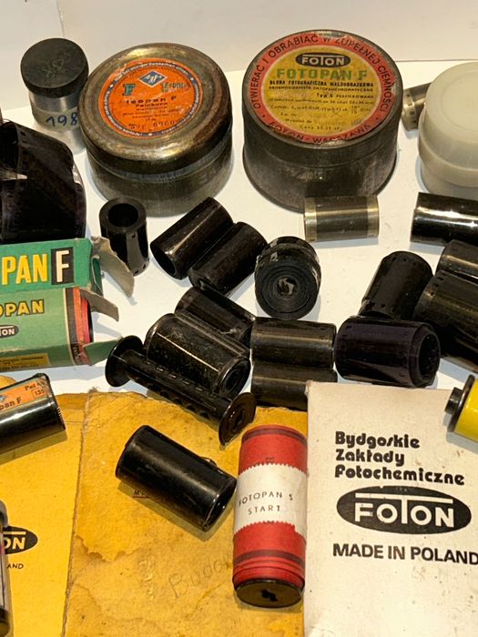 Stare Filmy Foton,ORWO,Fotopan,Agfa