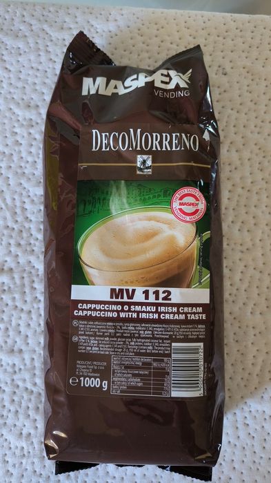Cappuccino o smaku Irish Cream  DecoMorreno  4x1kg