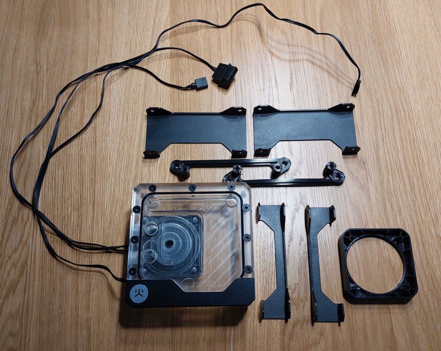 EK-Quantum Kinetic FLT 120 DDC PWM D-RGB - Plexi