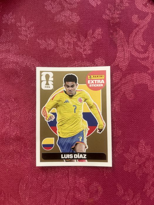 Luis Díaz extra sticker Gold world cup 2026