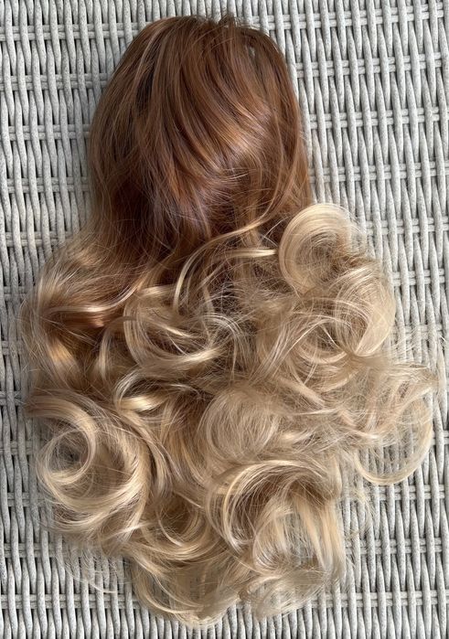 Premium Ultra włosy doczepiane, ciemny miodowy blond / ombre 161.