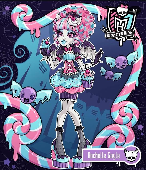 Рошель Гойл  солодкі крики 3д друк монстер хай  Rochelle goyle sweet screams monster high