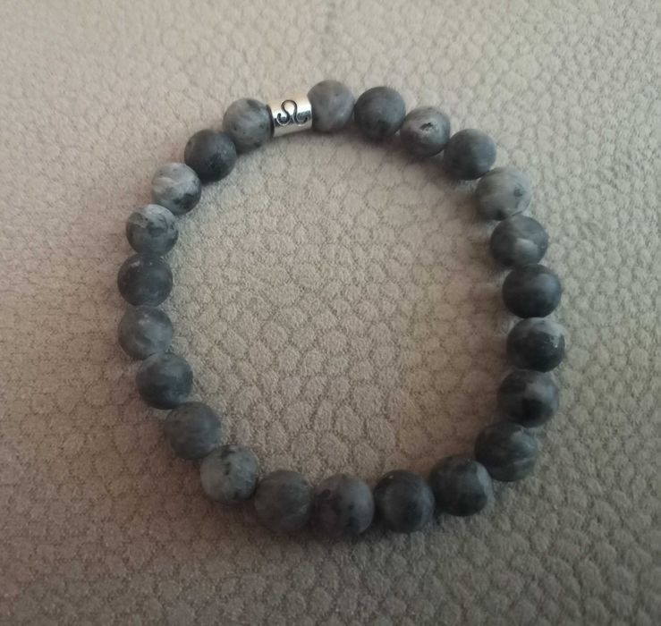Bransoletka z kamieni naturalnych "LEW" znak zodiaku - handmade