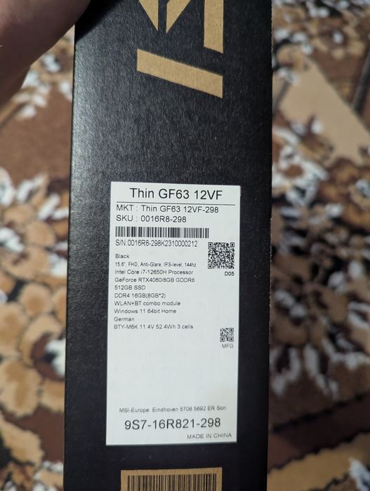 Msi 4060 8 gb Ігровий легкий