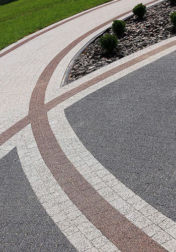 Kostka brukowa płukana drobnoziarnista Ideo Bianka Inez Ardo Ritmo POL