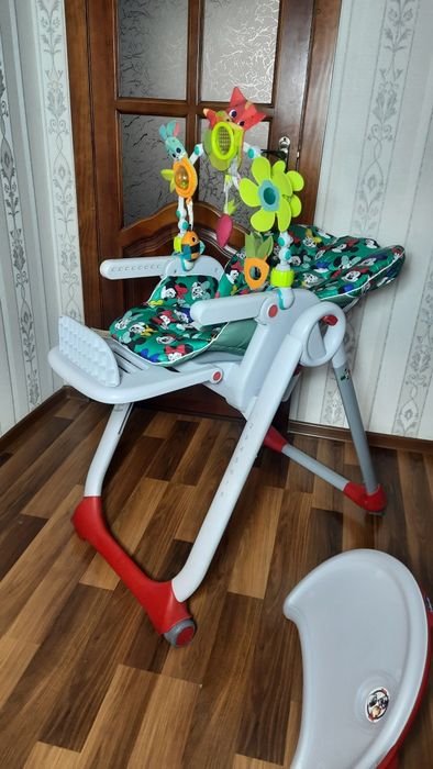 ‼️з НОВИМ ЧОХЛОМ Chicco polly 2start годувальне крісло